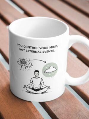You Control Your Mind – Stoic Meditation Mug