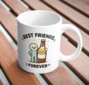 Best Friends Forever Mug – Cute Beer Bottle Buddy Design