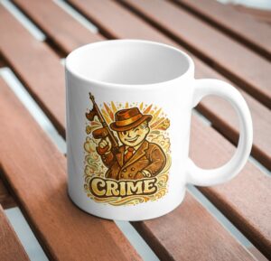 Crime Vintage Gangster Mug – Retro Mob Boss Aesthetic Coffee Cup