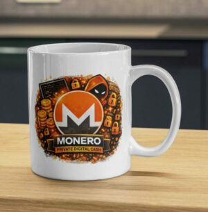 Monero Private Digital Cash Ceramic Mug