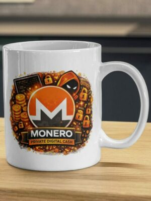 Monero Private Digital Cash Ceramic Mug