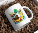 Funny Duck Float Cartoon Mug
