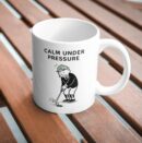 Calm Under Pressure Mug – Focused Discipline Golf Motivation Cup