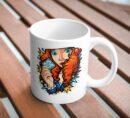 Retro Redhead Pop Art Comic Mug