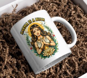 Karma Is a Bitch Divine Lotus Mug