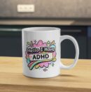 Hello I Have ADHD Rainbow Pop Mug