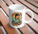 May They Burn in Hell Gothic Prayer Mug