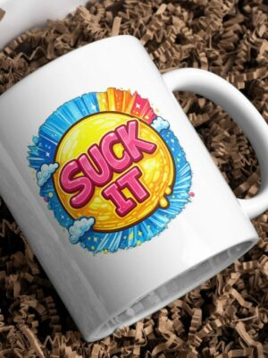 Suck It Funny Mug – Bold Humor Statement Cup