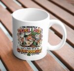 Peace, Love & Go Fuck Yourself – Rebel Wizard Mug