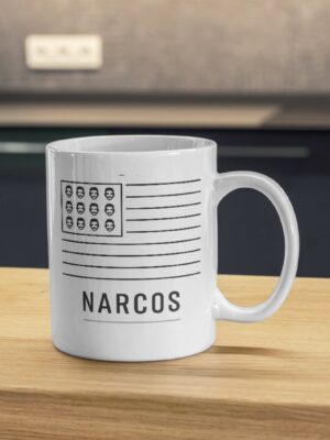 Narcos – Minimalist Crime Series Mug
