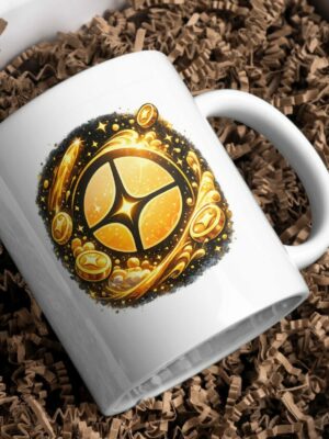 Aster Crypto Mug – Premium Bitcoin & Blockchain Coffee Cup for Crypto Traders and Investors