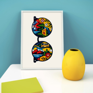 Dual Landscape Travel Poster