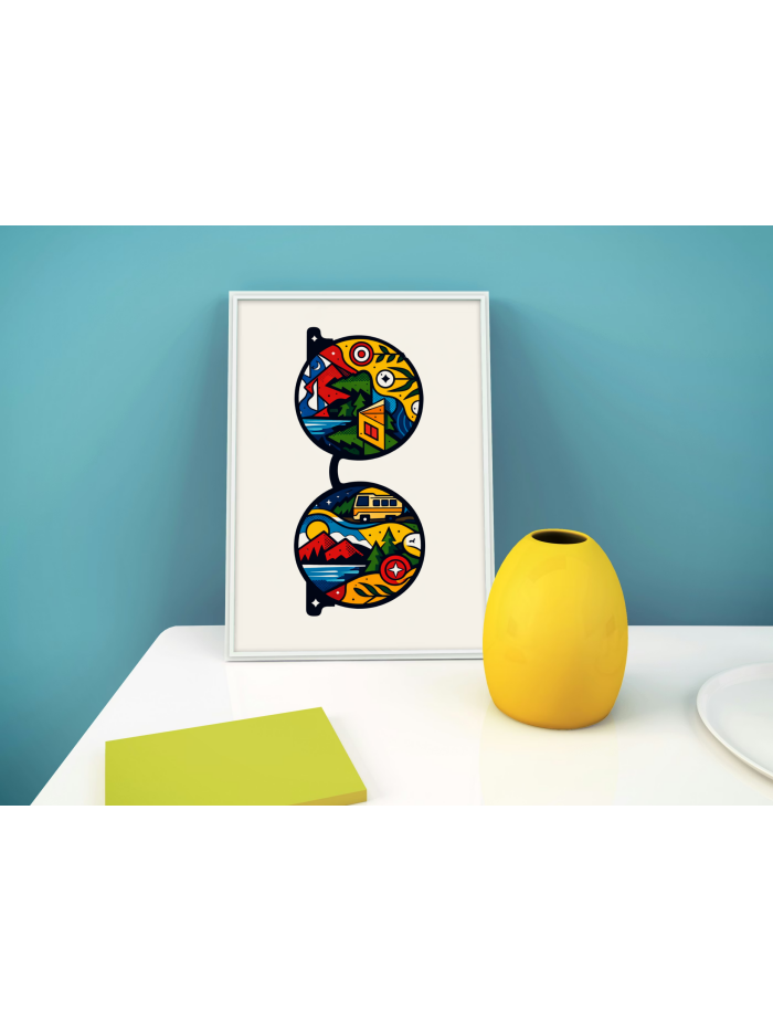 Dual Landscape Travel Poster