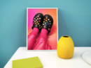 Jeweled Crocs – Bold Fashion Footwear Pop Art Wall Print