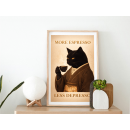 More Espresso Less Depresso Art Print