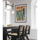 Melting Pizza Surreal Art Print