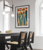 Melting Pizza Surreal Art Print
