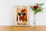 Nice Cock Wall Art Print – Bold Humor Illustration