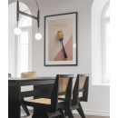 Pasta Club Wall Art Print – Minimalist Food Illustration with Fork