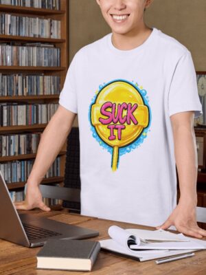 Suck It Funny – Bold Humor Statement Unisex T-Shirt (100% Cotton)