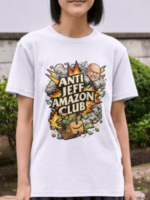 Anti Jeff Amazon Club T-Shirt – Bold Statement Premium Cotton Graphic Tee