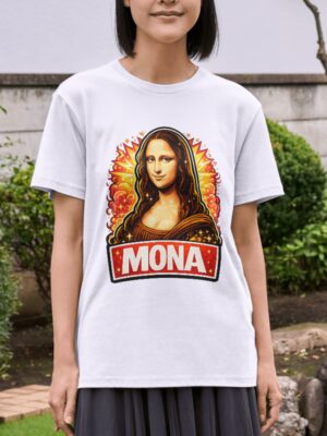 Mona Lisa – Iconic Art Unisex T-Shirt (100% Cotton) – Premium Graphic Tee