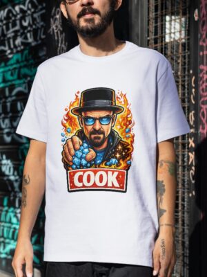 Cook Mode Chemistry – Legendary Heisenberg Style Unisex T-Shirt (100% Cotton) – Premium Graphic Tee