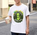 Allergic To People Premium Cotton T-Shirt | Soft Unisex Graphic Tee Streetwear