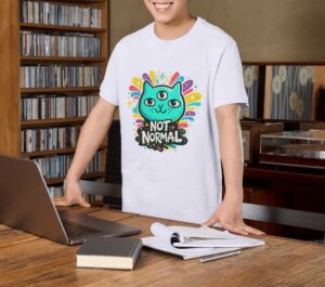 Not Normal Premium Cotton T-Shirt | Soft Unisex Graphic Tee Streetwear