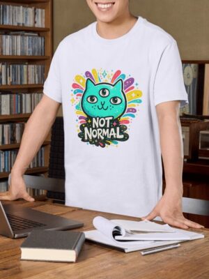 Not Normal Premium Cotton T-Shirt | Soft Unisex Graphic Tee Streetwear