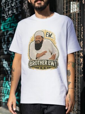 Brother Ew Funny Reaction Premium Cotton T-Shirt | Soft Unisex Graphic Tee