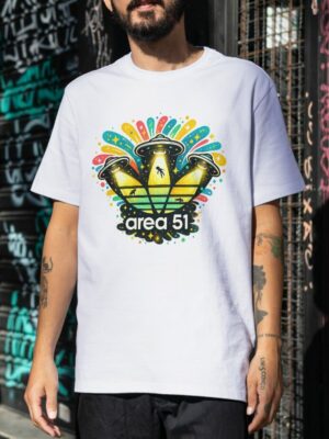 Area 51 Premium Cotton T-Shirt | Soft Unisex Graphic Tee Streetwear