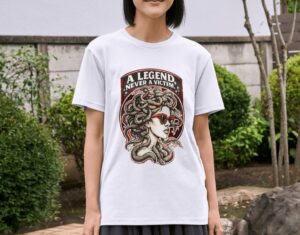 A Legend Never A Victim Premium Cotton T-Shirt | Soft Unisex Graphic Tee