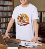 Retro Sneaker Peace – Street Style Unisex T-Shirt (100% Cotton) – Premium Graphic Tee