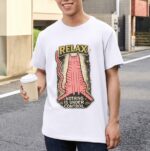 Relax Nothing Is Under Control Cat Premium Cotton T-Shirt | Soft Unisex Graphic Tee