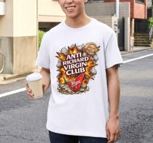 Anti Richard Virgin Club T-Shirt – Bold Statement Premium Cotton Graphic Tee