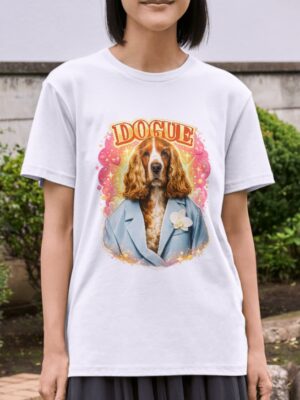 Dogue Gentleman – Classy Dog Unisex T-Shirt (100% Cotton) – Premium Graphic Tee