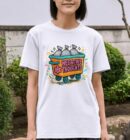 Negative Thoughts Trash Cartoon Premium Cotton T-Shirt | Soft Unisex Graphic Tee