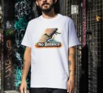 No Balance Running Silhouette Retro Premium Cotton T-Shirt | Soft Unisex Graphic Tee