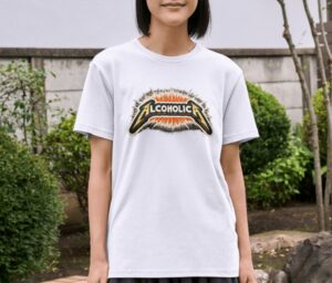 Alcoholic Heavy Metal Style Premium Cotton T-Shirt | Soft Unisex Graphic Tee