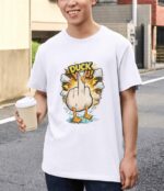 Duck You Funny – Sarcastic Duck Meme Unisex T-Shirt (100% Cotton)