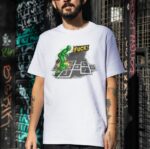 Green Toy Soldier Hopscotch Funny Premium Cotton T-Shirt | Soft Unisex Graphic Tee