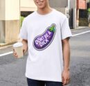 Don’t Be A Dick Funny Eggplant Premium Cotton T-Shirt | Soft Unisex Graphic Tee