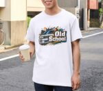 Old School Classic Car Retro Automotive Premium Cotton T-Shirt | Soft Unisex Graphic Tee