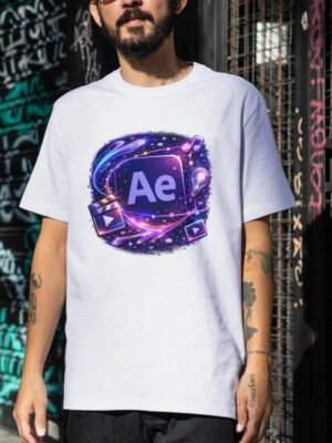 After Effects Creative – Motion Design Energy for Video Creators Unisex T-Shirt (100% Cotton)