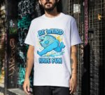 Be Weird Have Fun Funny Fish Body Premium Cotton T-Shirt | Soft Unisex Graphic Tee
