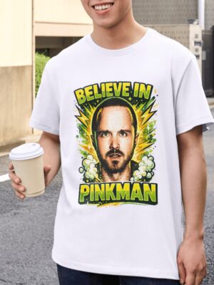 Believe In Pinkman Inspired Chemistry Fan Premium Cotton T-Shirt | Soft Unisex Graphic Tee