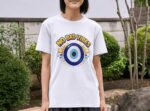 No Bad Vibes Evil Eye Protection Premium Cotton T-Shirt | Soft Unisex Graphic Tee