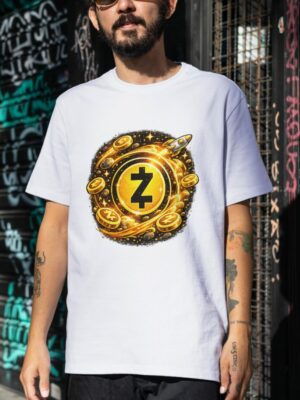 Zcash Rocket – Privacy Coin for Crypto Holders Unisex T-Shirt (100% Cotton)