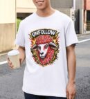 Unfollow Rebel Sheep Graphic Premium Cotton T-Shirt | Soft Unisex Graphic Tee